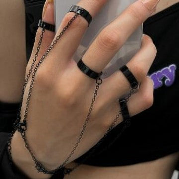 Damen Ring-Set mit modischem Kettenarmreif Shop Nory