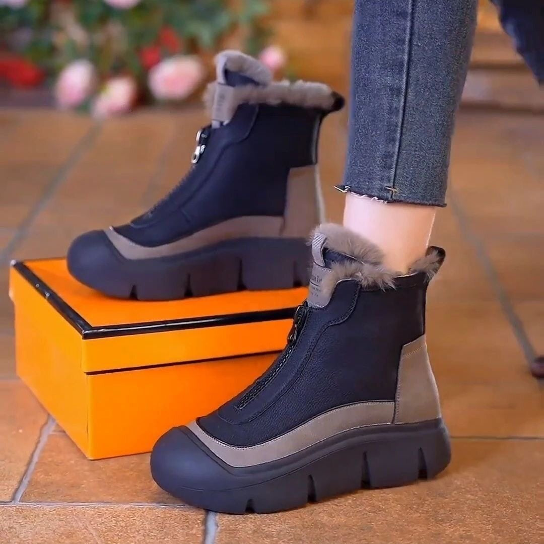 Damen Modische und wasserdichte Winterstiefel Shop Nory