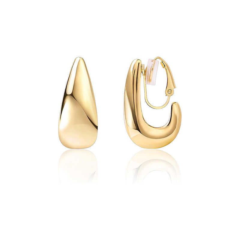 Damen Ohrringe mit skulpturalem Tropfen-Design und elegantem Finish Shop Nory