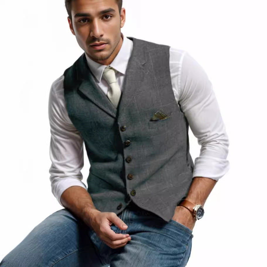 Herren elegante Weste im modernen Stil