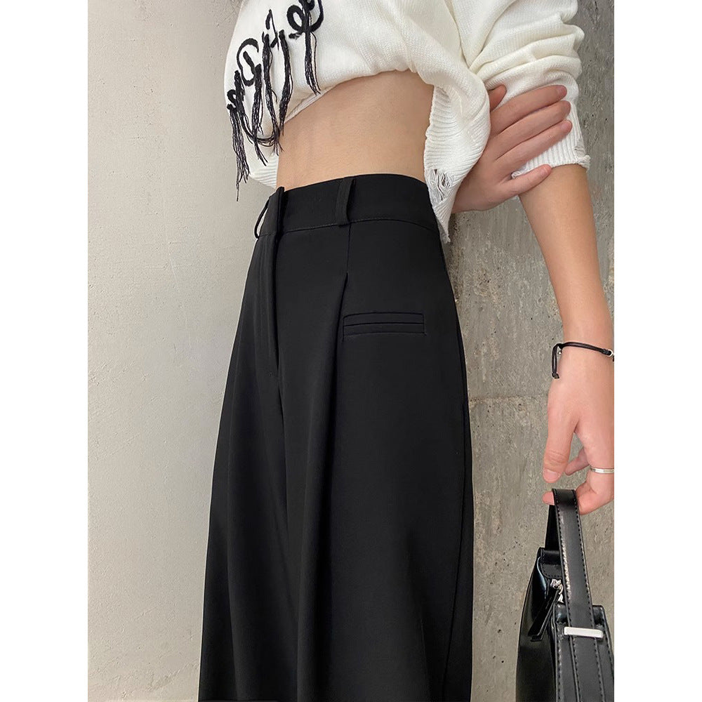 Damen Modische und bequeme Hochtaillierte Palazzo-Hose Shop Nory