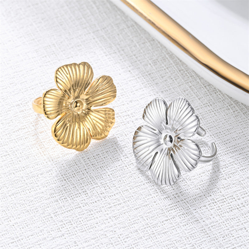 Damen Ring im kunstvollen Blumenmotiv Shop Nory