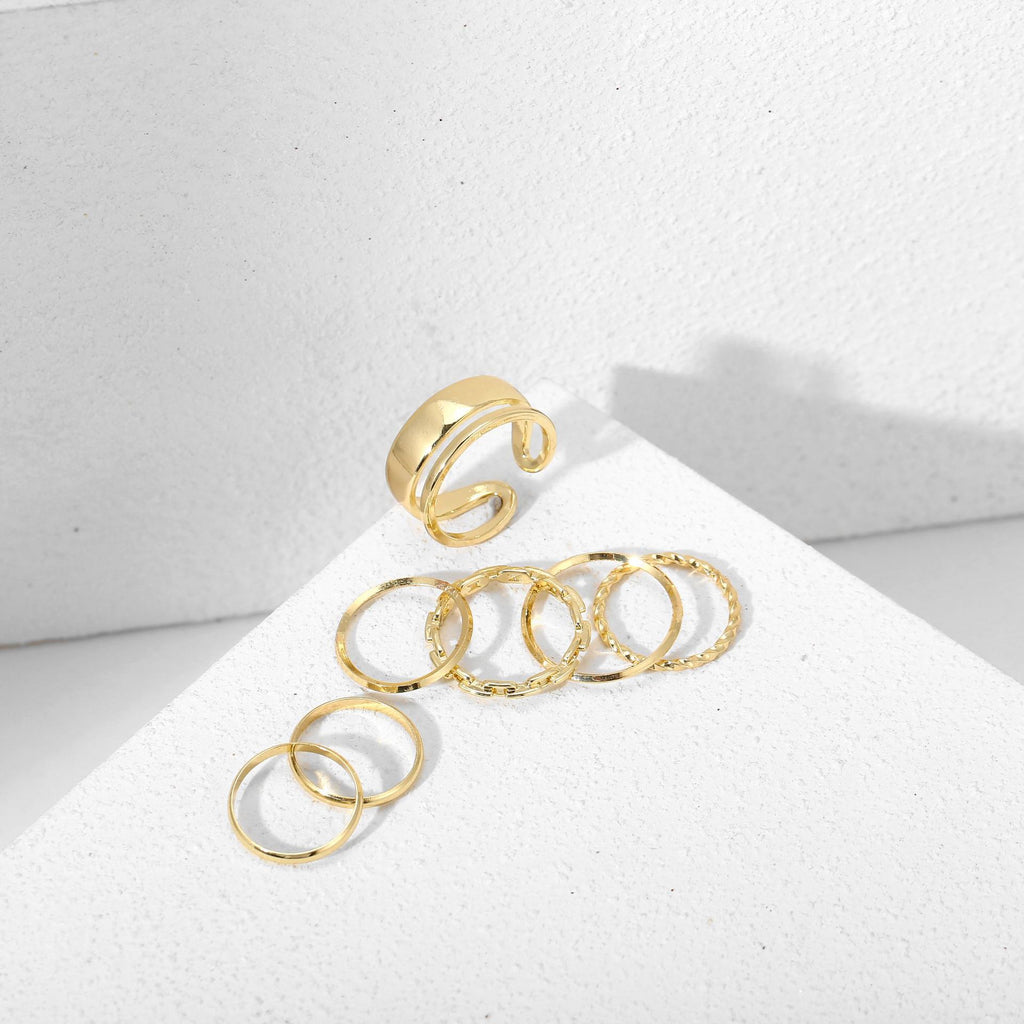 Damen Ring-Set mit eleganten, minimalistischen Designs Shop Nory