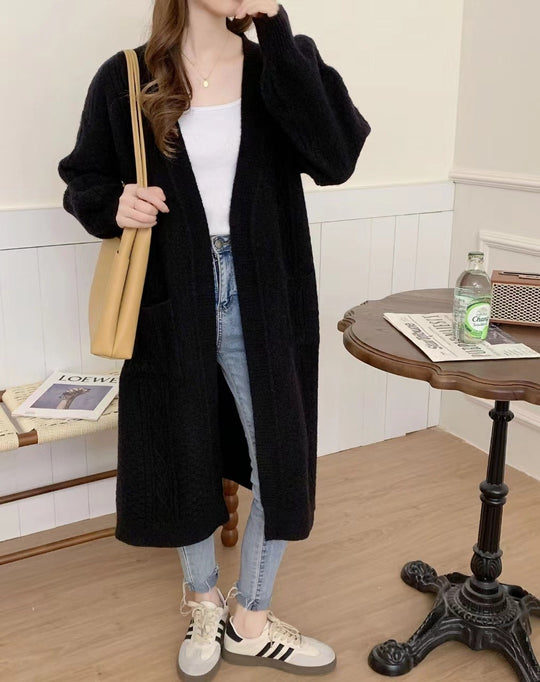 Damen Kuschelige Strickjacke mit Kabelmuster Shop Nory