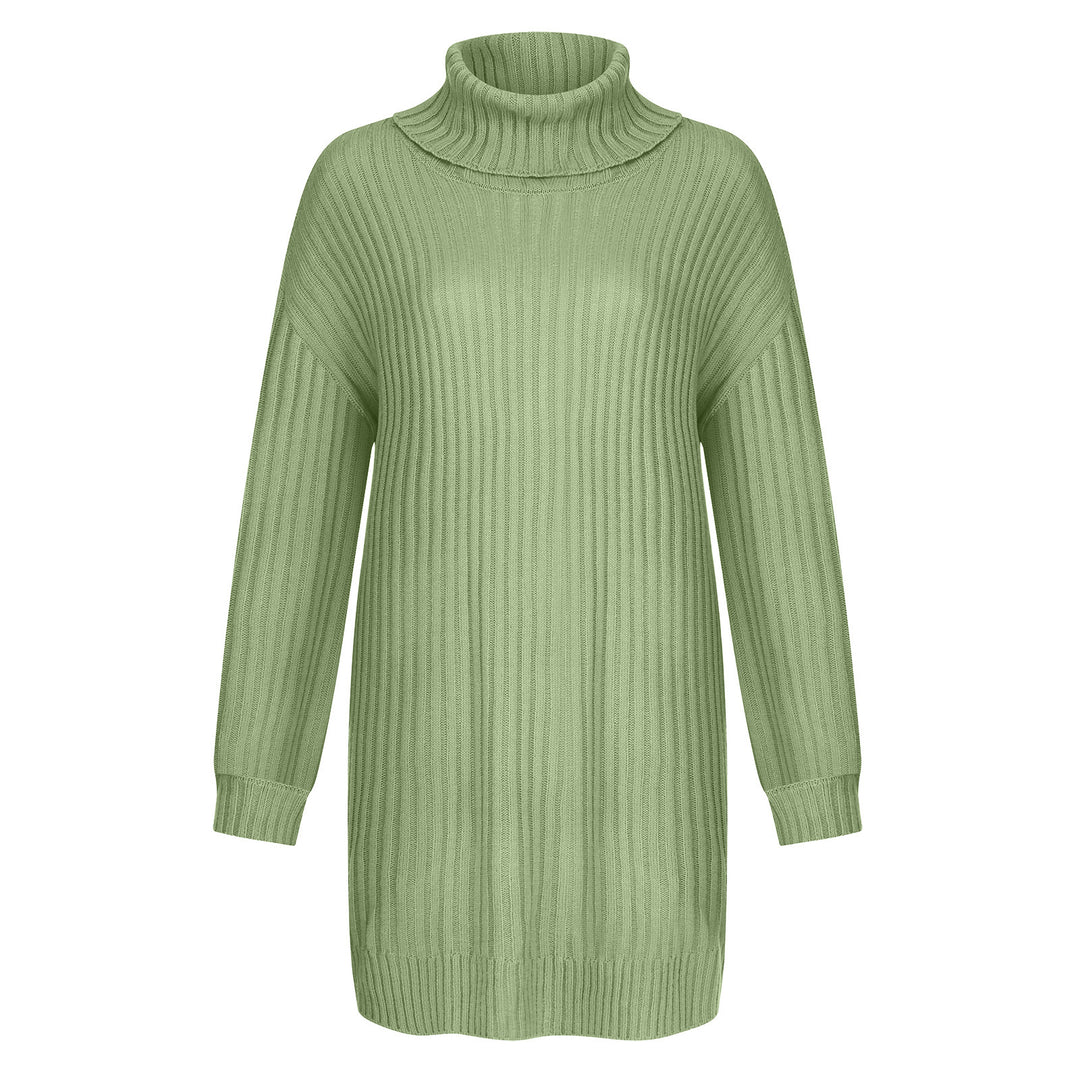 Damen Gerippter Rollkragen-Tunika mit kastigem Oversize-Schnitt Shop Nory