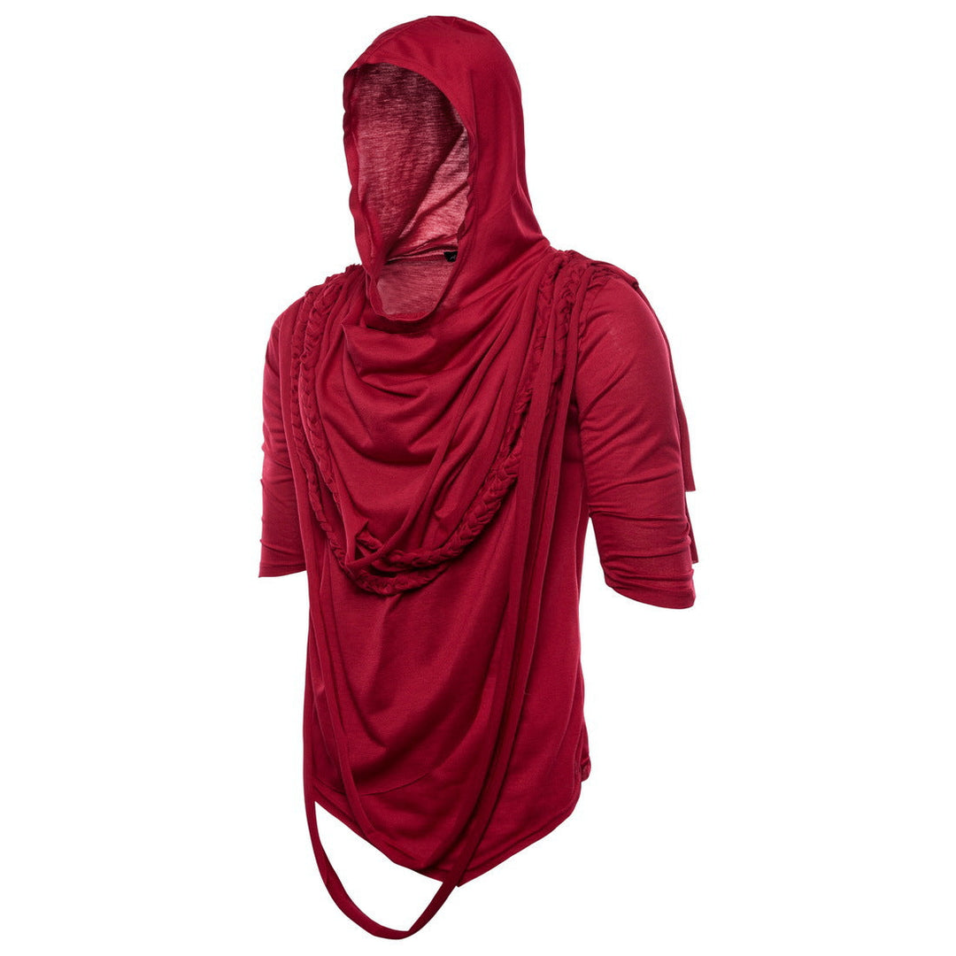 Herren Kapuzenoberteil mit innovativem Design und einzigartiger Drapierung Shopnory