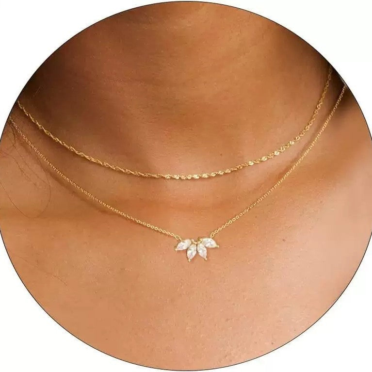 Damen Halskette mit unendlichem Symbol und zartem Kettendesign Shop Nory