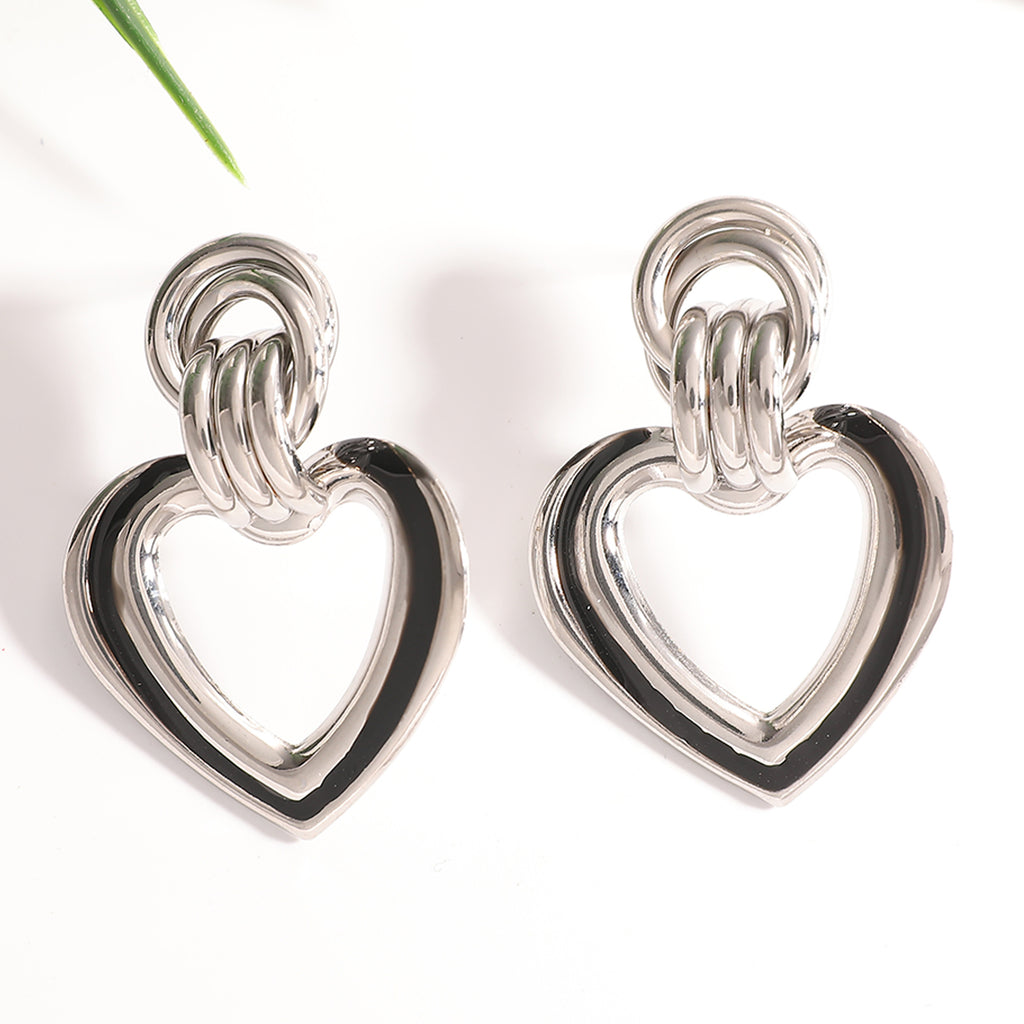 Damen Herzförmige Statement Ohrringe mit elegantem Design Shop Nory