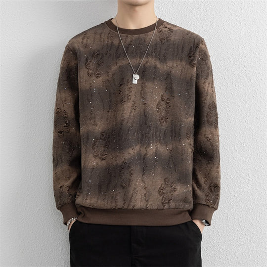 Herren Urbaner Sweatshirt mit funkelndem Design Shop Nory