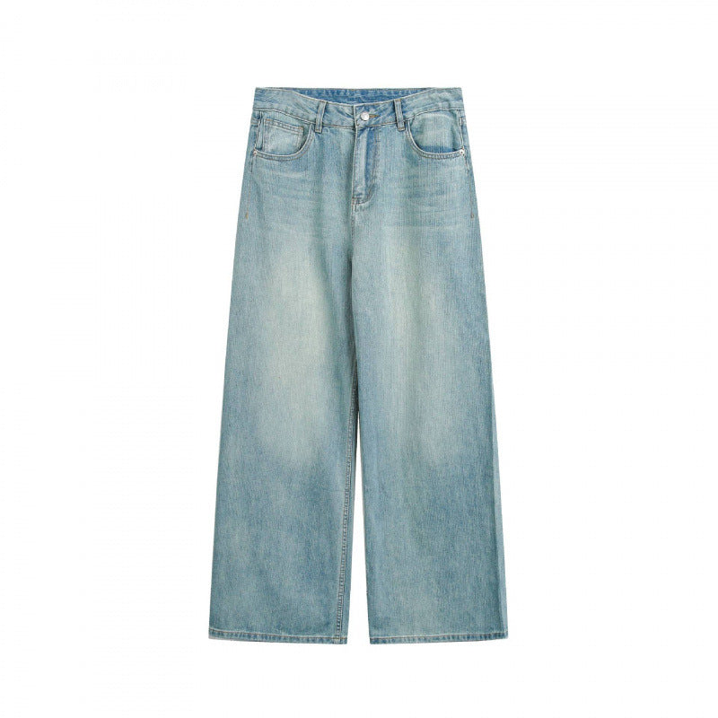 Damen Weite High‑Waist Cropped-Jeans mit weitem Bein und Five‑Pocket-Design Shop Nory