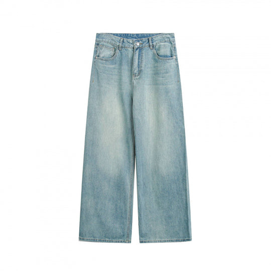 Damen Weite High‑Waist Cropped-Jeans mit weitem Bein und Five‑Pocket-Design Shop Nory