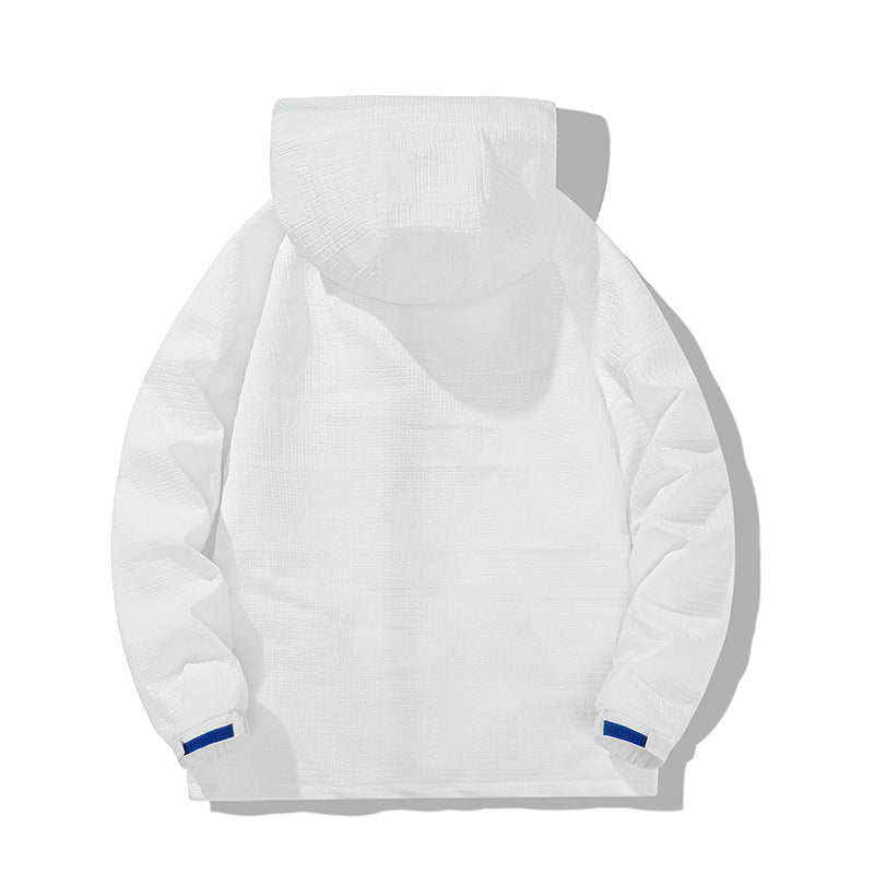Herren leichte Windjacke mit praktischen Reißverschlusstaschen Shopnory