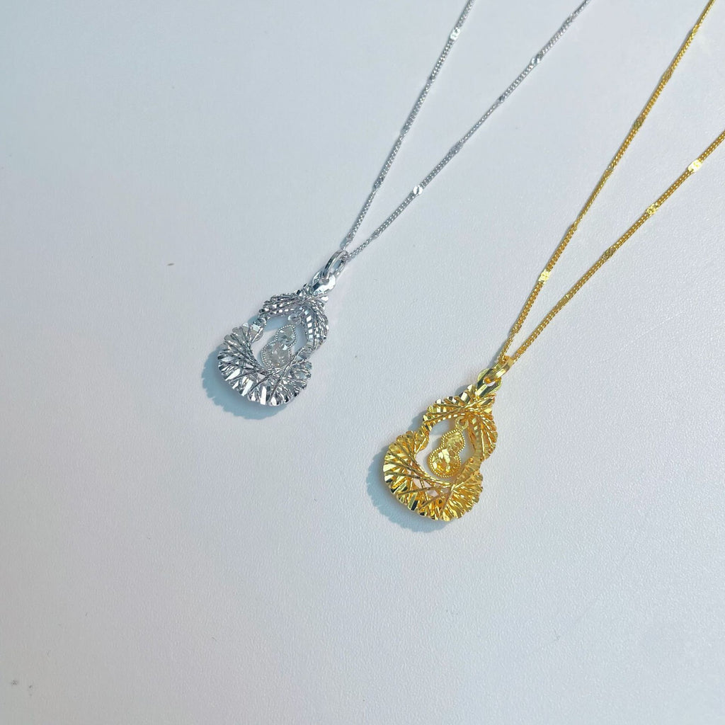 Damen kunstvoller Buddha-Anhänger mit Zirkonia-Verzierung Shop Nory