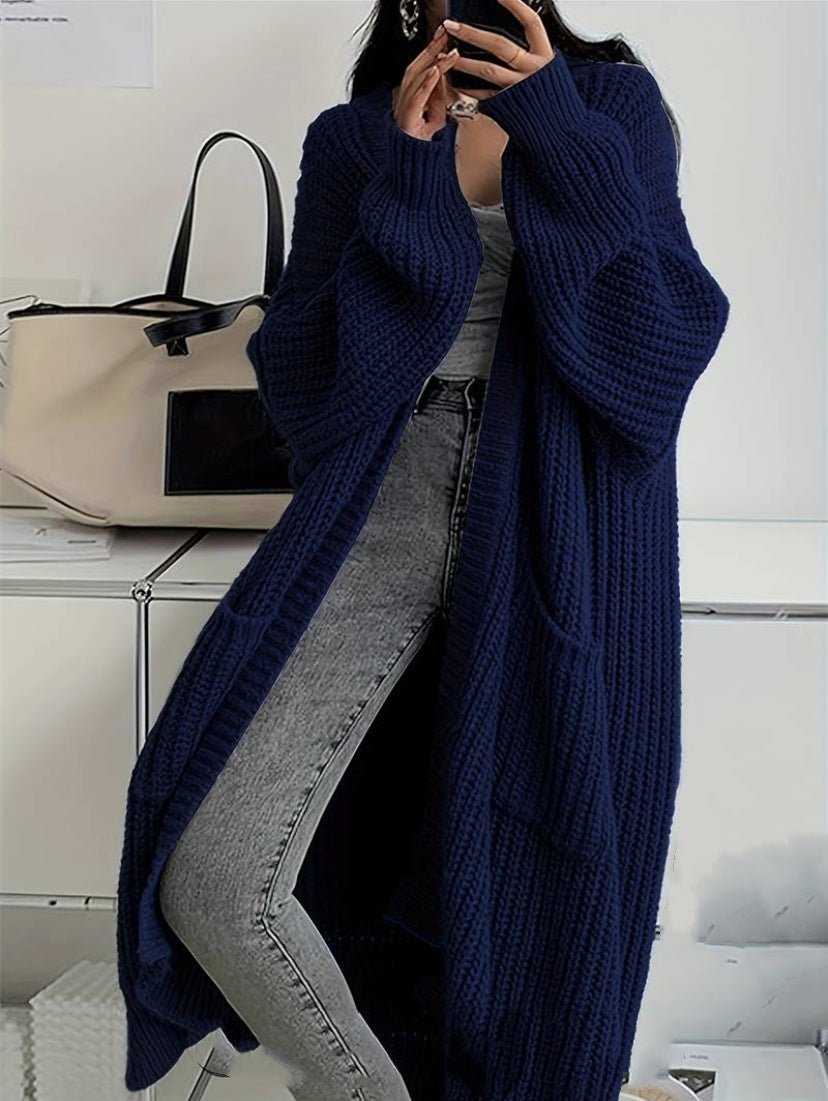 Damen Strickmantel im Oversized-Stil