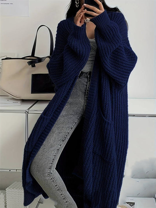 Damen Strickmantel im Oversized-Stil