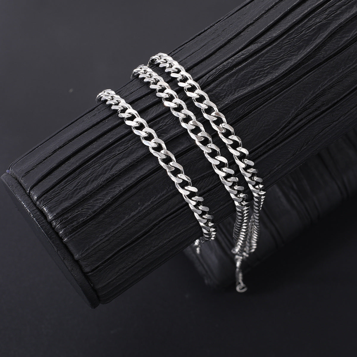 Herren Kettenarmband mit eleganter Panzerkette Shop Nory