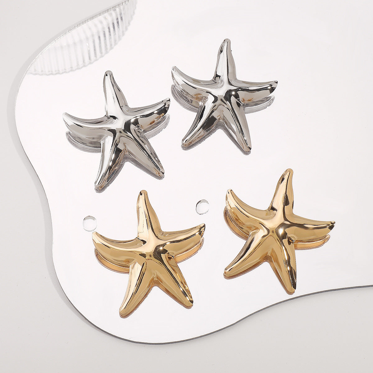 Damen Ohrringe im maritimen Seestern-Design Shop Nory