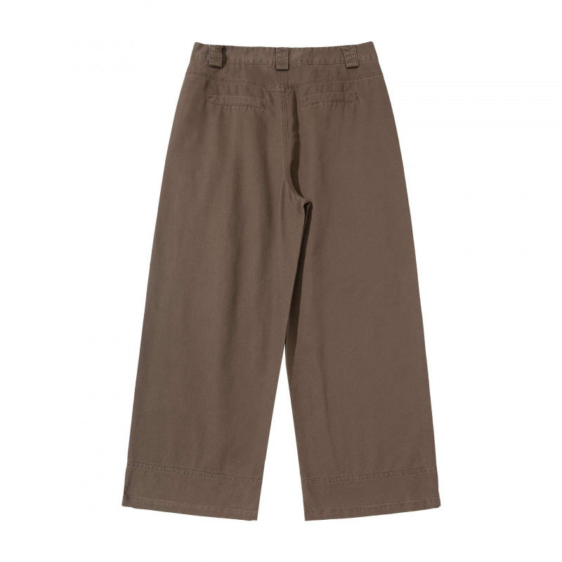 Damen Weite Highwaist-Culottehose mit Utility-Taschen und legerer Cropped-Silhouette Shop Nory