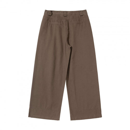 Damen Weite Highwaist-Culottehose mit Utility-Taschen und legerer Cropped-Silhouette Shop Nory