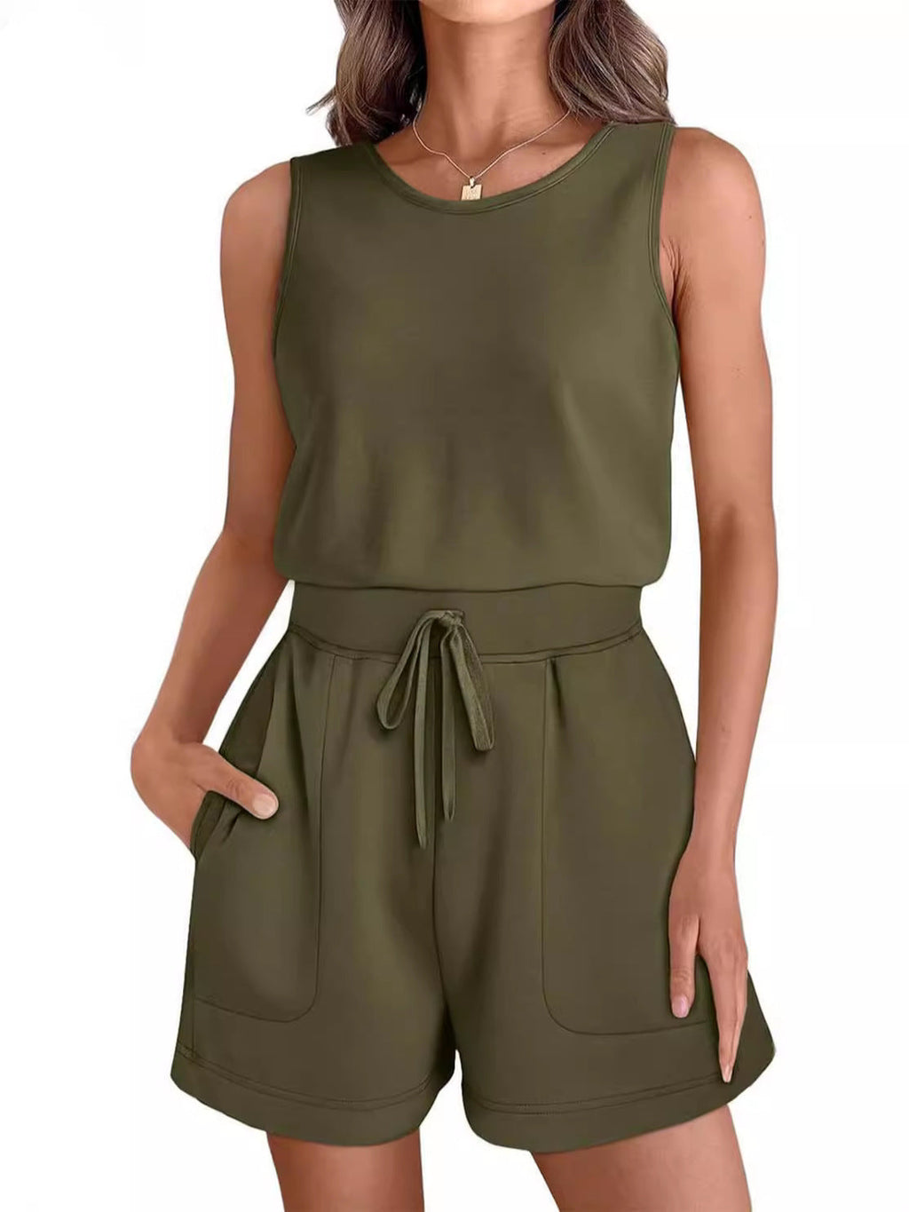 Damen Jumpsuit mit lässigem Schnitt und praktischen Taschen