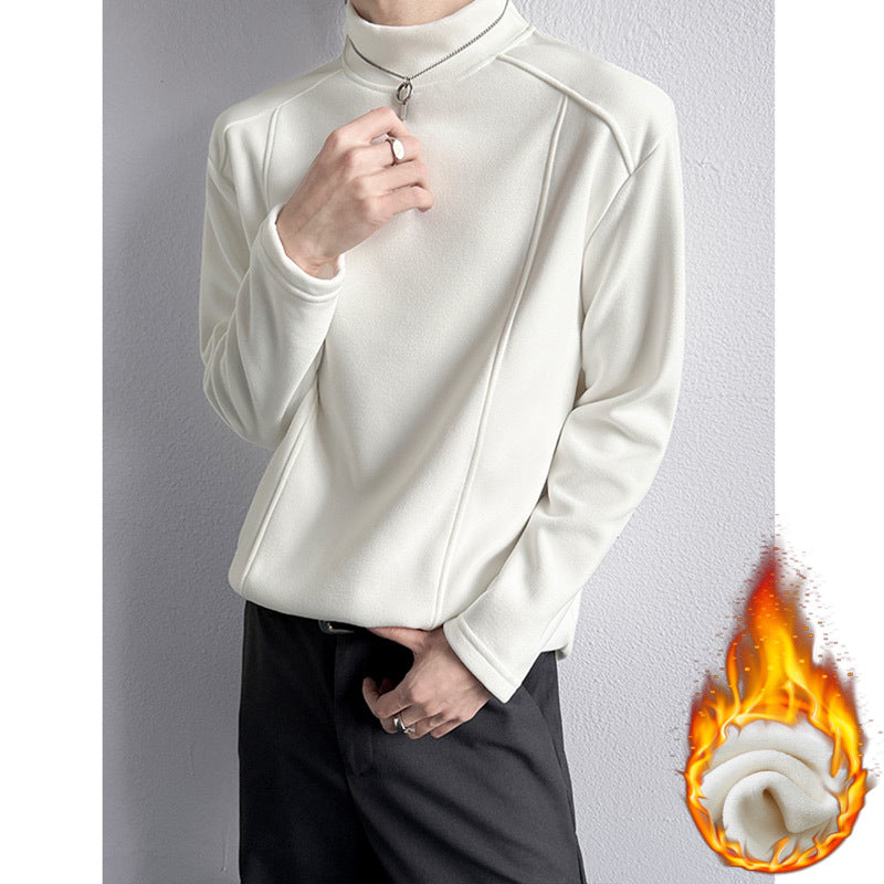 Herren Oversize Stehkragen-Sweatshirt mit Raglanärmeln und dezentem Farbverlauf Shop Nory