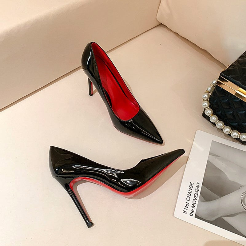 Damen Spitz-Pumps mit hohem Stiletto-Absatz und Riemchen Shop Nory