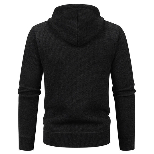 Herren Sportliche Kapuzenjacke mit innovativem Materialmix