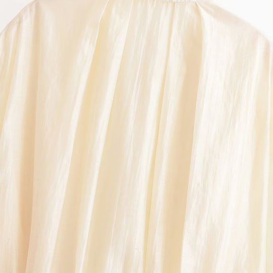 Damen Leichte transparente Bomberjacke aus Chiffon mit Stehkragen Shop Nory