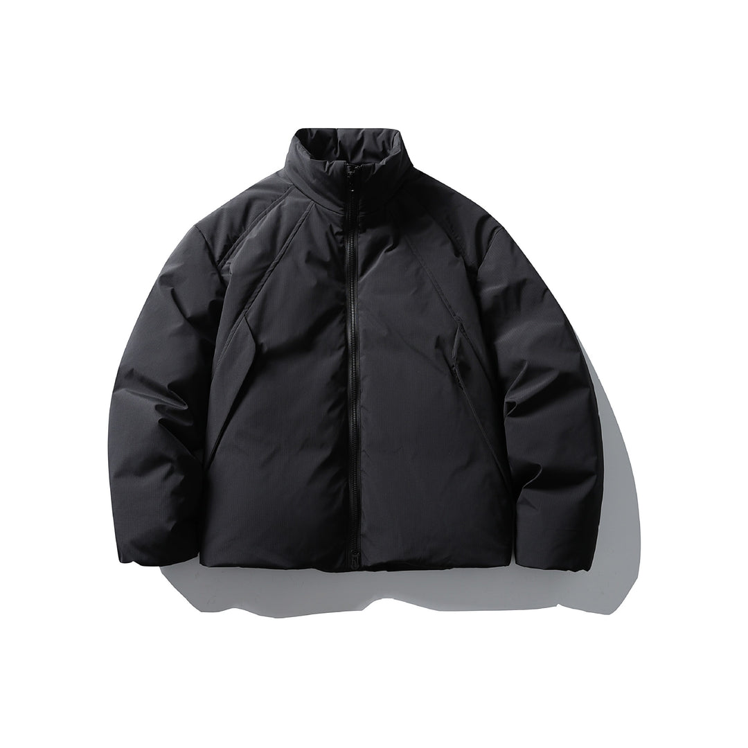 Herren Boxy Thermo-Isolationsjacke mit hohem Stehkragen und minimalistischer Außenhülle Shop Nory