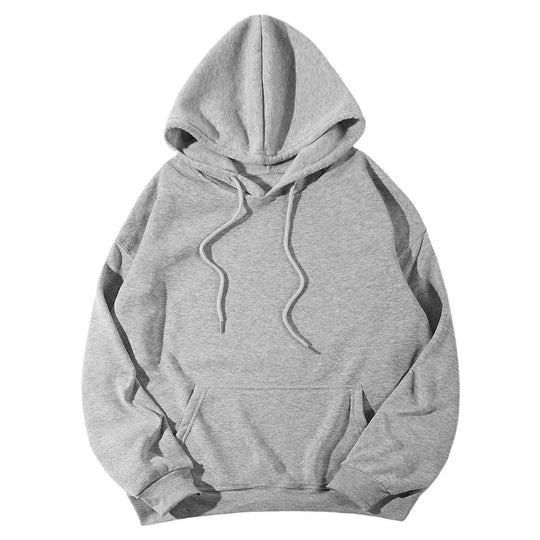 Unisex Oversize-Fleece-Hoodie mit tiefer Schulter, Kängurutasche und breitem Rippbund Shop Nory