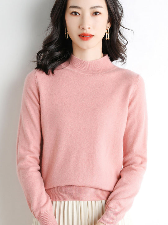 Damen Kurzrollkragen Feinstrickpullover mit leichtem Mohair-Effekt Shop Nory