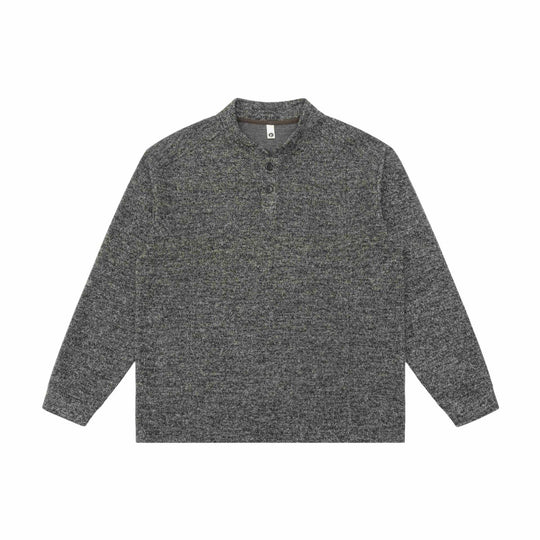 Unisex Feinstrick-Henley-Pullover mit Troyerkragen und Raglanärmeln Shop Nory