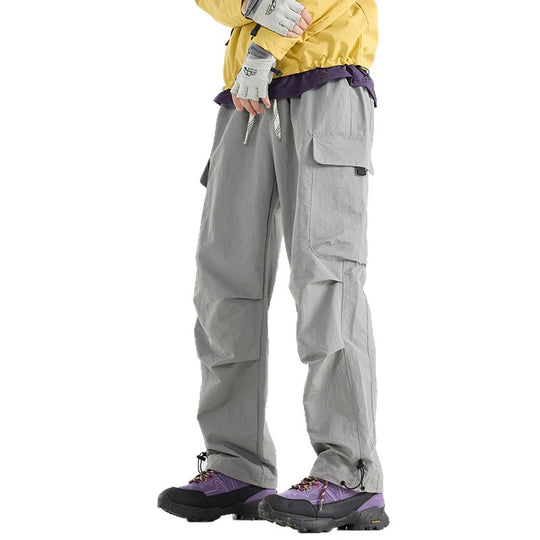 Herren Leichte technische Cargo‑Trekkinghose mit Kordelbund, Utility‑Taschen und verstellbaren Beinabschlüssen Shop Nory