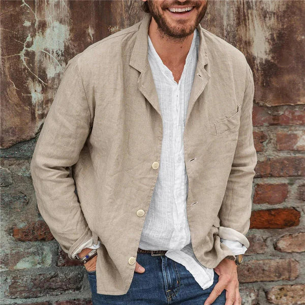 Leichte Baumwoll-blazer für Herren: Komfort und Stil