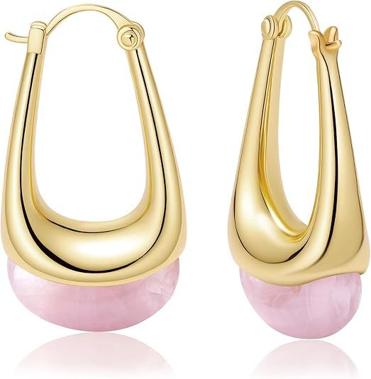 Damen Ohrhänger mit elegantem Tropfen-Design und luxuriösem Goldfinish Shop Nory
