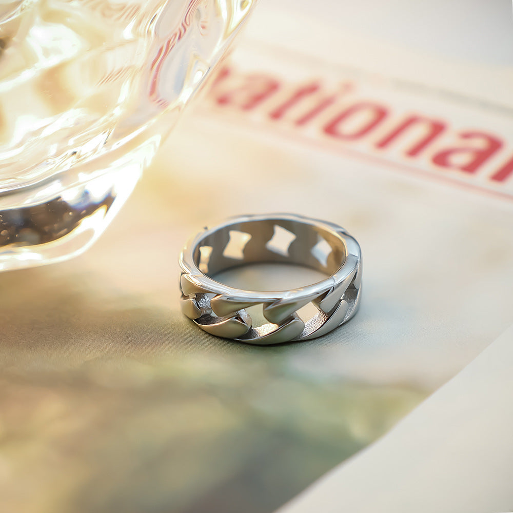 Herren Kettenring aus hochwertigem Edelstahl Shop Nory