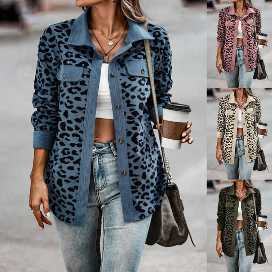 Damen lässige und modische Karo-Jacke