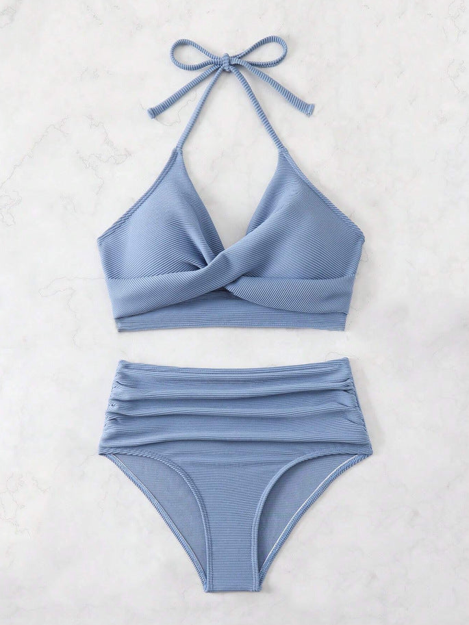 Damen Hochtailliertes Bikini-Set