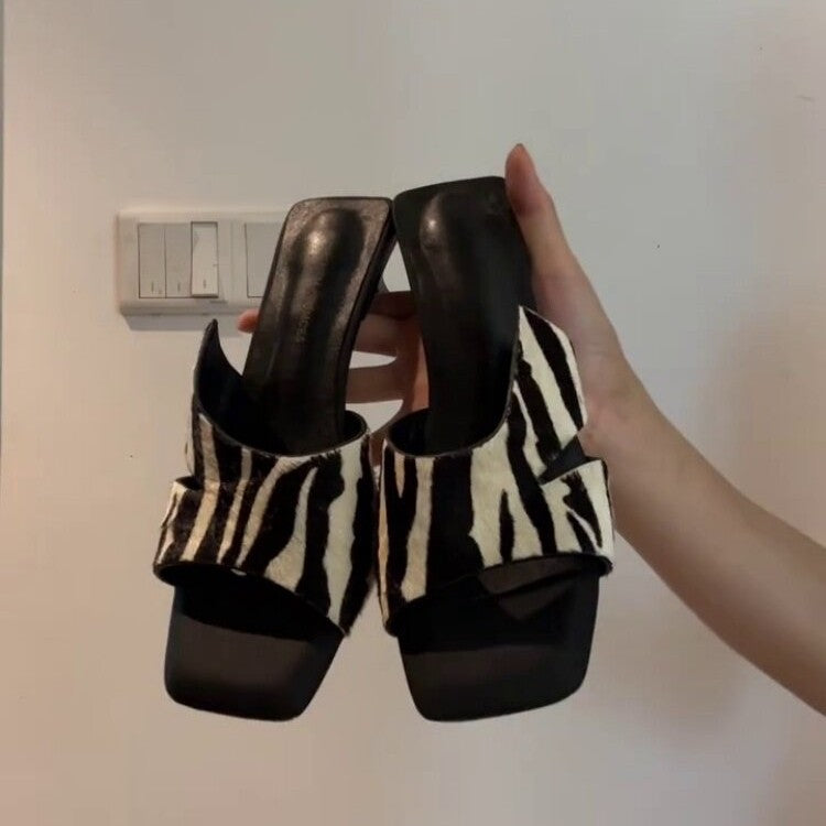 Damen Elegante Mules mit modischem ZShopnoryra-Design Shopnory