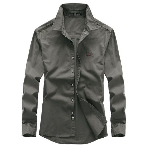 Herren Baumwoll-Hemd Slim‑Fit mit Kentkragen und verdeckter Knopfleiste Shop Nory