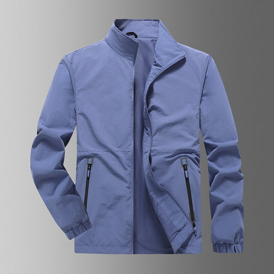 Herren Leichte Windjacke mit hohem Kragen Shop Nory