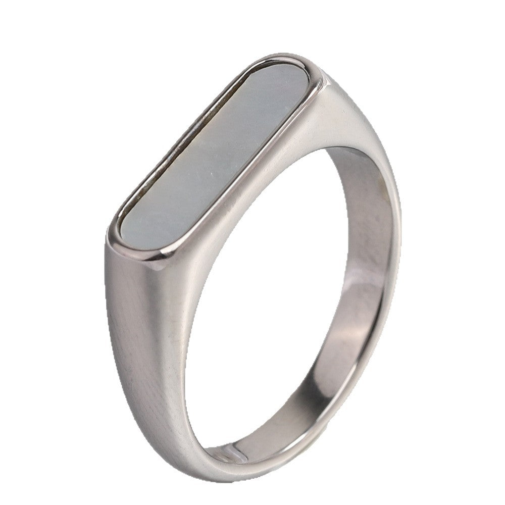 Herren Siegelring mit elegantem, poliertem Onyx-Einsatz Shop Nory