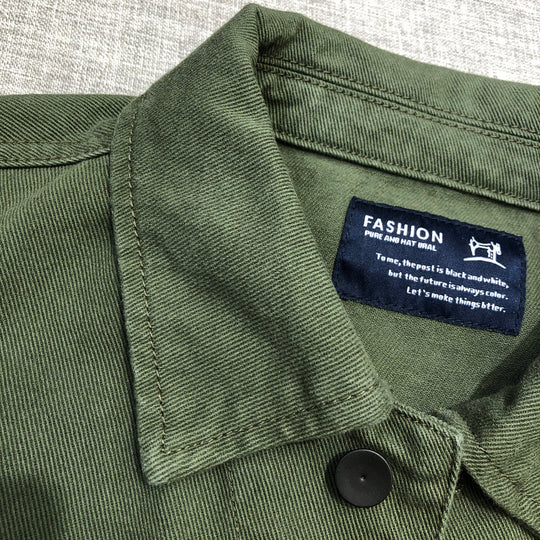 Herren Utility-Fieldjacke mit vier aufgesetzten Pattentaschen und klassischem Hemdkragen Shop Nory