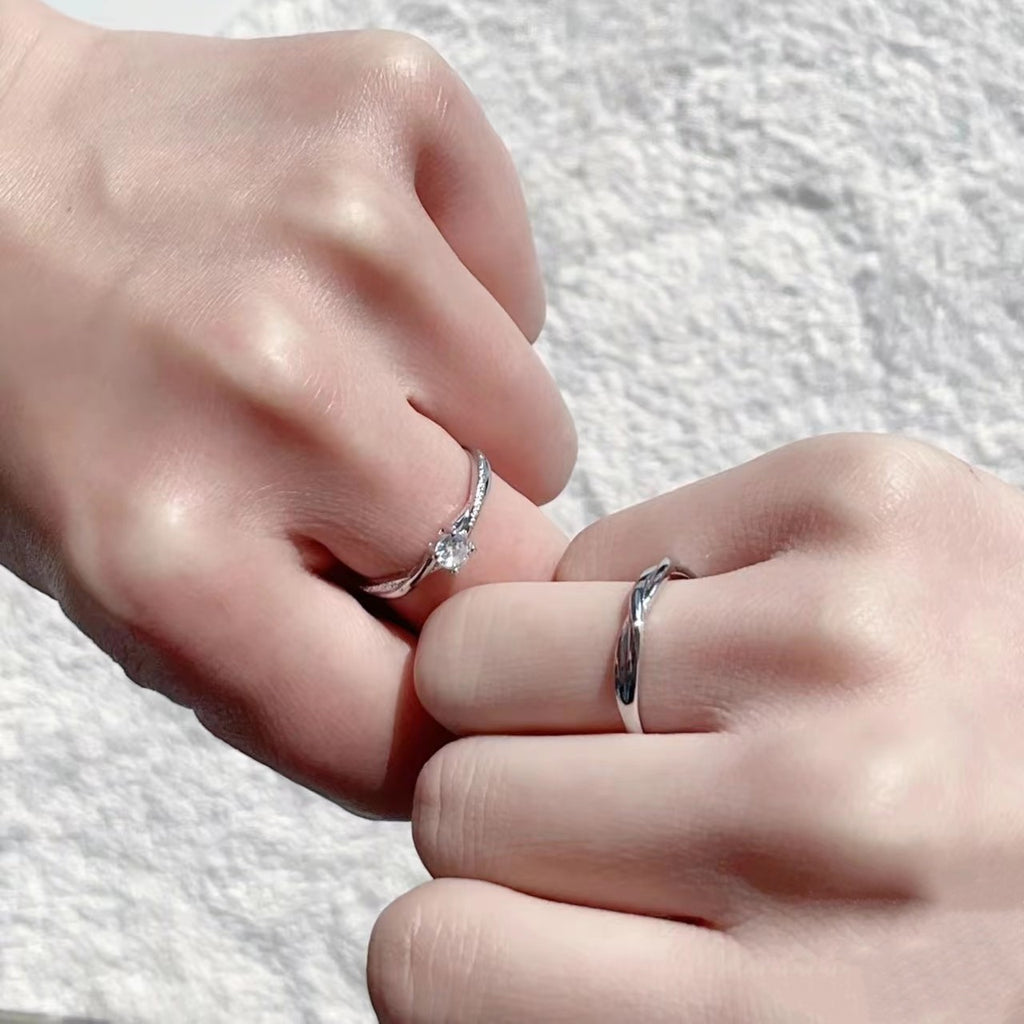 Damen Verführerischer Ring mit funkelndem Zirkonia Shop Nory