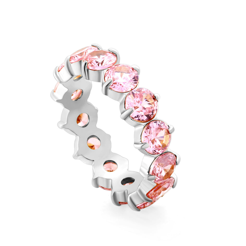 Damen Ring mit funkelndem Kristall und hochwertiger Goldbeschichtung Shop Nory