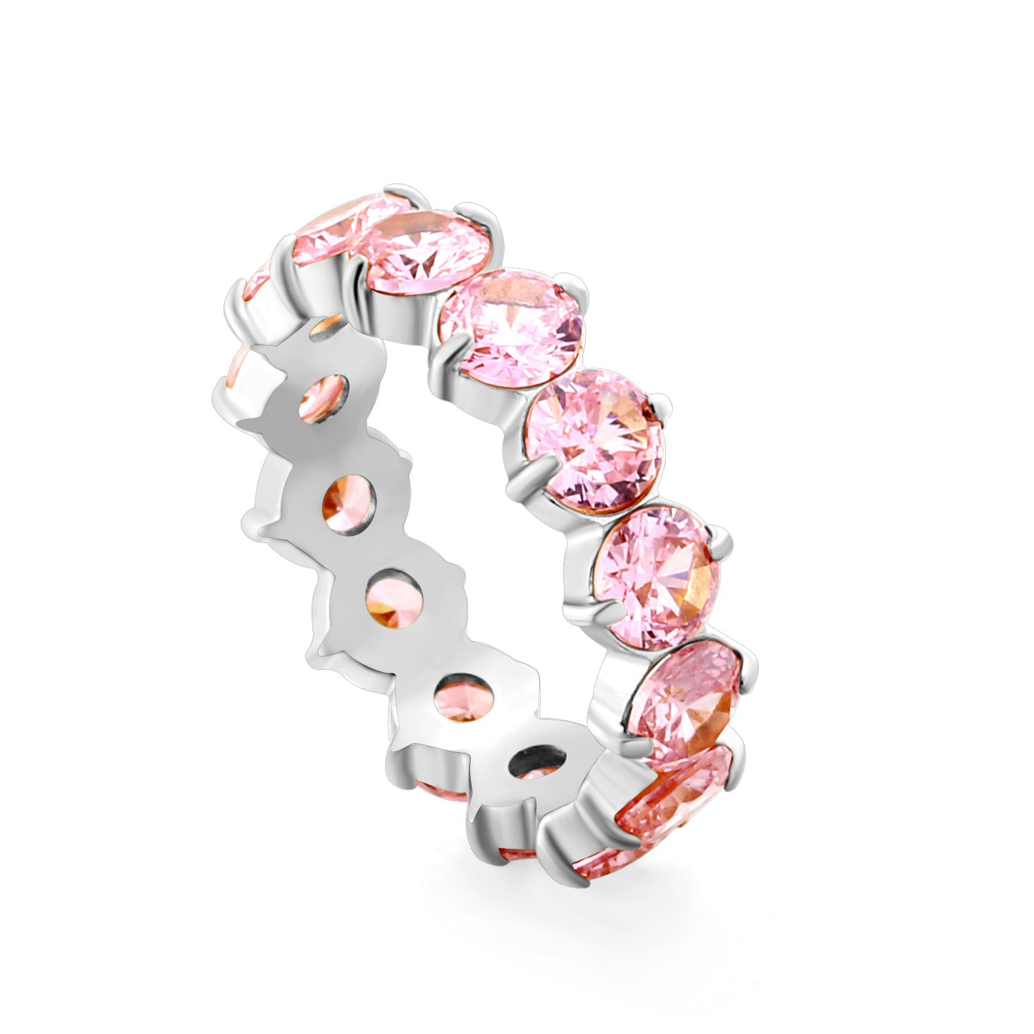 Damen Ring mit funkelndem Kristall und hochwertiger Goldbeschichtung Shop Nory
