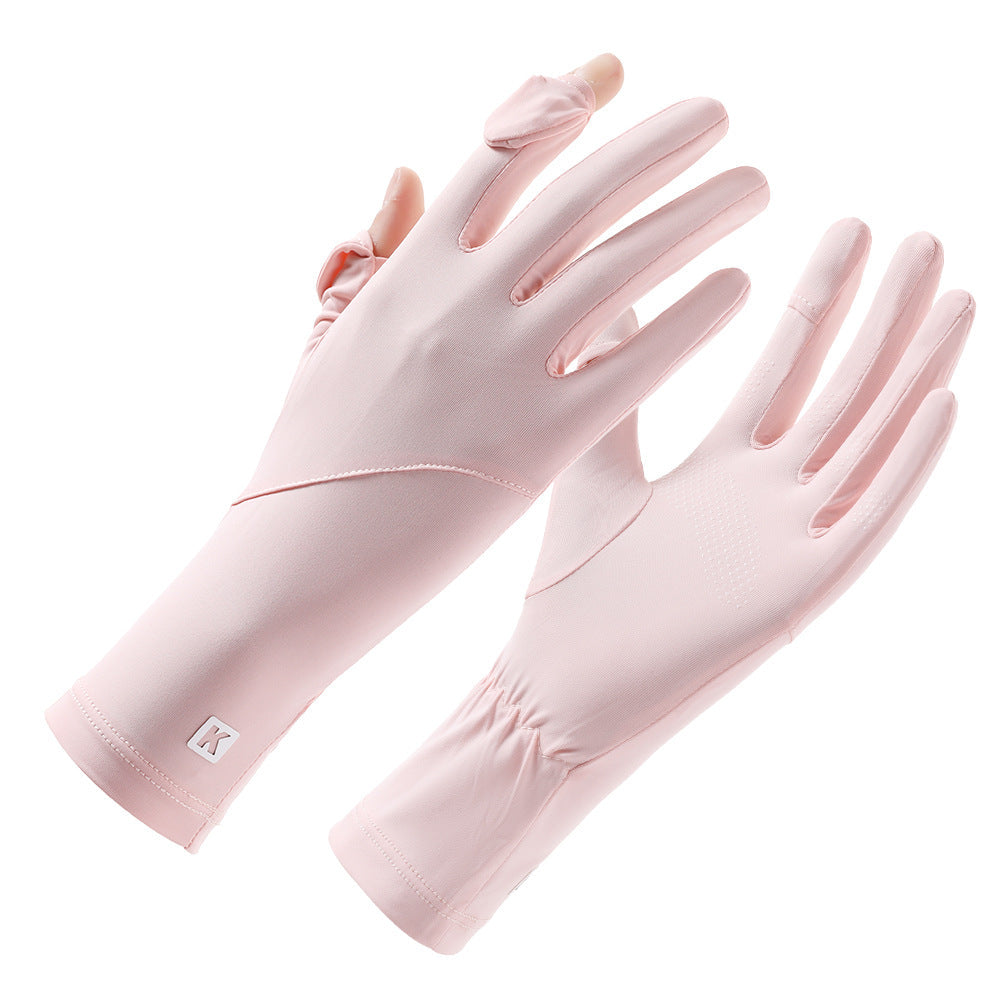 Sonnenschirm Eis Seide Handschuhe