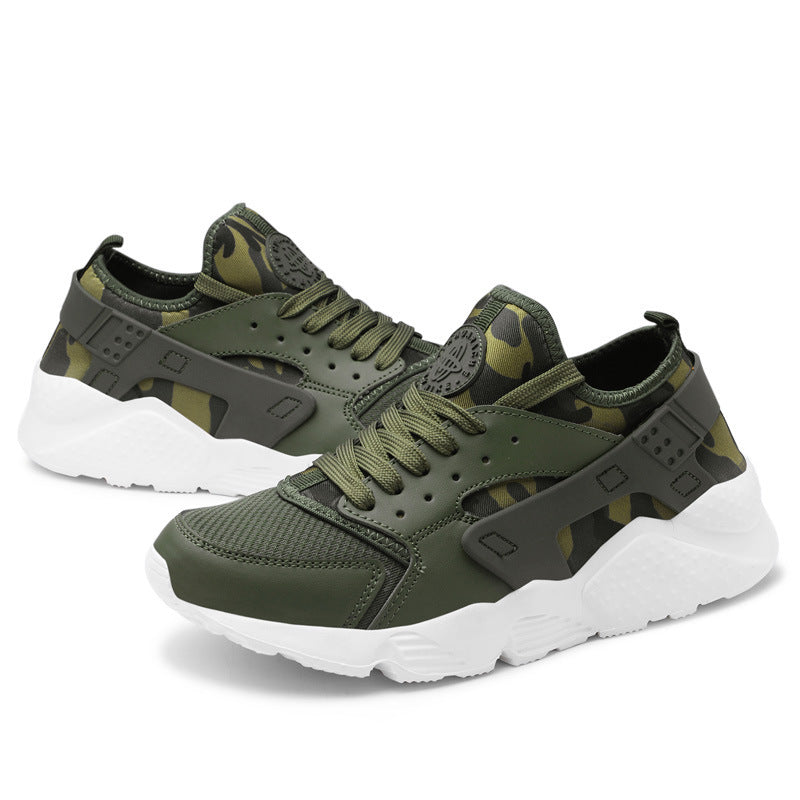 Damen sportliche Sneaker mit atmungsaktiver Oberflächenstruktur und rutschfester Sohle