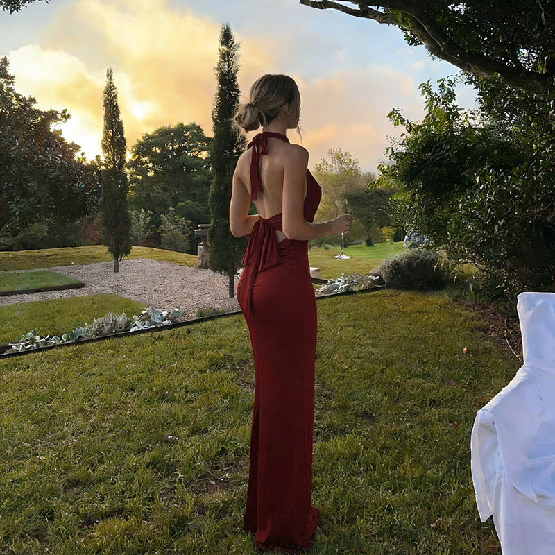 Damen Elegantes Wickelkleid mit tiefem V-Ausschnitt und Raffung Shopnory