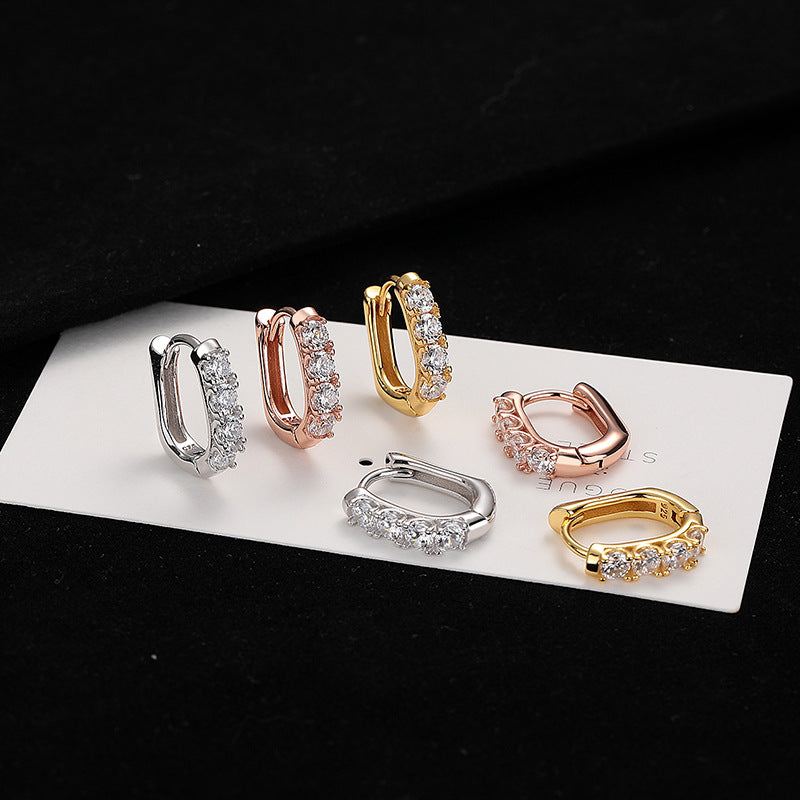 Damen Ohrhänger mit funkelnden Zirkonia und elegantem Design Shop Nory